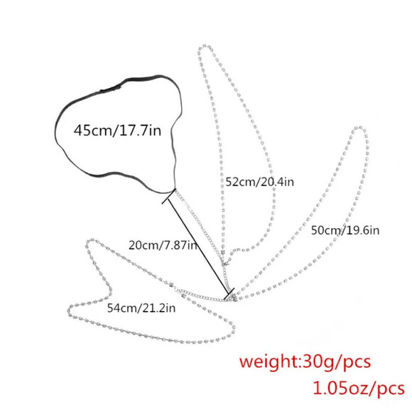 Three Layered Leg Chain In Gold - Picture 3 of 3